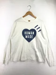 【中古品】 HUMAN MADE ヒューマンメイド  L/S TEE HEART LOGO 01.12.2023 ハートロゴ ロングスリーブTシャツ　WHITE トップス 長袖Ｔシャツ 【142-260722-su-02-tagh】のサムネイル