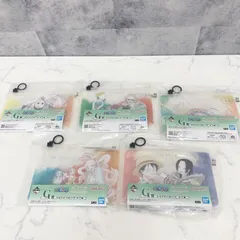 一番くじ ワンピース メモリーオブヒロインズ G賞 スライダーポーチ 5種5個セットのサムネイル