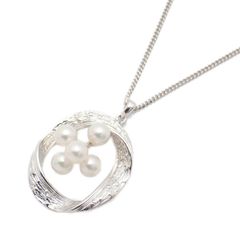 GEORG JENSEN ジョージジェンセン 387 クローバー ペンダントトップ