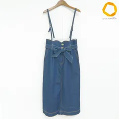 #anc フランシュリッペ franche lippee サロペット М 紺系 ジャンパースカート ベルト付き レディース [1013469]のサムネイル