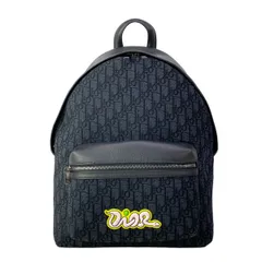 ディオール/クリスチャンディオール リュックサック Rider 2.0 ジップ バックパック 1ESBA199OUP_H958 黒×イエロー×ピンクのサムネイル