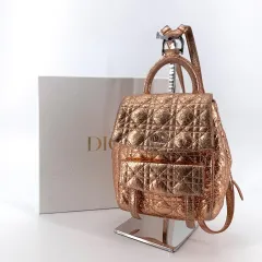 クリスチャン ディオール カナージュ スター ダスト メタリック ピンクゴールド バックパックのサムネイル