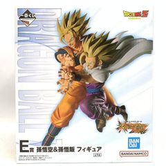 中古】未開封)E賞 孫悟空＆孫悟飯 フィギュア ｢一番くじ