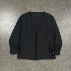ADIDAS M ID2 SWT CRDGN アディダス ジャイアントピケ カーディガン Vネック ブラック 薄手 ライフスタイル アウターウェア MJU-F2077のサムネイル