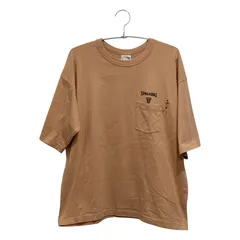 スポルディング M ポケットTシャツ ベージュ バスケットボール 刺繍  レディースのサムネイル