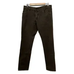 DOLCE&GABBANA(ドルチェアンドガッバーナ) ジーンズ サイズ48 M メンズ美品  - ダークブラウン フルレングス/ダメージ加工/14のサムネイル