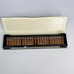 【美品】かめだけそろばん ニューランクエース ソロマット 23桁 ワンタッチ ご破算 珠算 検定 習い事 脳トレ ケース付のサムネイル