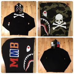新品 香港限定 Mastermind × BAPE シャークパーカー Sサイズ shark full zip hoodie a bathing ape マスターマインド ベイプ sa588