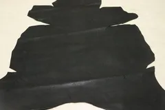 ブラック 45ds クロム革 ヤギ革 国産 レザー パンチ型押し はぎれ 一枚革 レザークラフト 革 皮 本革 diy 生地 材料のサムネイル
