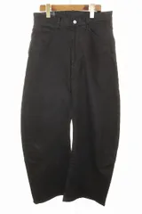 アタッチメント ATTACHMENT ストレッチデニム ワイドカーブジーンズ サイズ 1 AP32-020 ブラック 【ブランド古着ベクトル】【中古】●260723のサムネイル