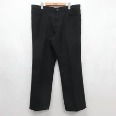 W38/古着 ラングラー ランチャー パンツ メンズ ブラック 26jul08のサムネイル