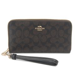 育*マ様 COACH ホースアンドキャリッジ 長財布 リストレット付き