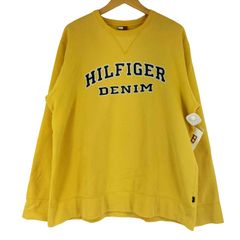 トミージーンズ tommy jeans 90S ロゴ刺繍 スウェットプルオーバー メンズ import：L 