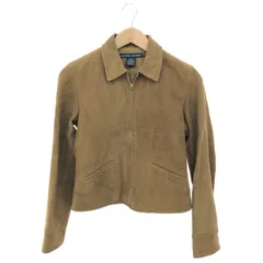 RALPH LAUREN ラルフローレン レザージャケット サイズ:8 スエード/ブルゾン/ジップアップ    ブラウン レディース / 240001211629のサムネイル