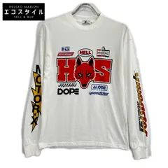 HYSTERIC GLAMOUR　ヒステリックグラマー　ホワイト グラフィックプリント 長袖Tシャツ　Sのサムネイル