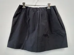 P209●Spick＆Span●スピックアンドスパン●フレア●スカート●ミニ丈●ポリエステル100％●裏地●薄手●ファスナー付●レディース●size38●紺●日本製のサムネイル