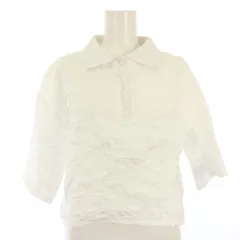 ジーナシス JEANASIS チュールシアーポロLS ポロシャツ 半袖 F 白 /TKのサムネイル