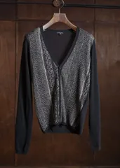 ANN DEMEULEMEESTER アンドゥムルメステール ジャガードニットカのサムネイル
