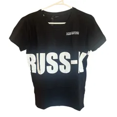  RUSS・K ラスケー Tシャツ ブラック レディース Mサイズ【KT1】のサムネイル