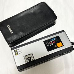 [무료 배송] Canon / 캐논 / 110ED / 필름 카메라 / 포켓 카메라 / 레트로 카메라 / 실버 × 블랙 / 중고품