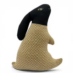 極美品☆mina perhonen ミナペルホネン うさぎ ラビット インテリア クッション ベージュ ネイビー レディースのサムネイル