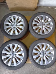 ENKEI スズキ スイフト ZD72 純正アルミホイール 16インチ  6J 185/55R16 レグノ REGNO GR-XⅡ ブリヂストン　タイヤホイールsetのサムネイル