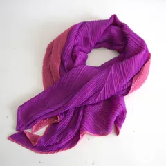 【美品】PLEATS PLEASE【プリーツ ストール】 プリーツプリーズ ISSEY MIYAKE イッセイミヤケ s2607057のサムネイル