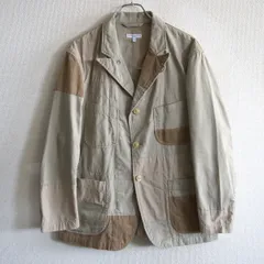 【美品】Engineered Garments【BEDFORD JACKET】S パッチワークパターン ベッドフォード ジャケット エンジニアードガーメンツ s2607077のサムネイル