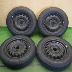 4本価格◎165/70R14 ブリヂストン エコピア NH100C スチール ホイール 14インチ PCD100/4H◎6071507Hノのサムネイル