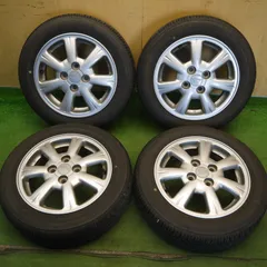 バリ溝！25年！8.5分◎ダイハツ タント ムーヴ ミラ 等 純正 155/65R14 セイバーリング SL101 14インチ PCD100/4H◎6071701Hノのサムネイル