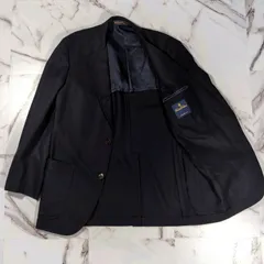 BrooksBrothers ホップサック テーラードジャケット ホップサックジャケット 段返り3釦 背抜き 38reg(M~L) ブラック センターベントのサムネイル