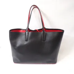 Ft646261 クリスチャンルブタン トートバッグ スタッズ カバタ  ラージ ブラック/レッド ユニセックス Christian Louboutin 中古のサムネイル