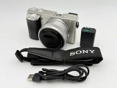 SONY ソニー α6000 パワーズームレンズキット ILCE-6000L シルバー 16-50mm F3.5-5.6 OSS