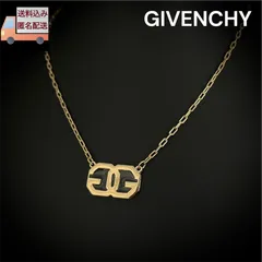 GIVENCHY ジバンシィ ネックレス Gロゴ ゴールド ブラック エナメルのサムネイル