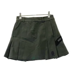 サイズ：M 8YARDS ハチヤーズ プリーツスカート カーキ系