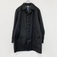 BURBERRY　バーバリー　ステンカラーコート　バルマカンコート　黒　ブラック　Mサイズ　古着のサムネイル