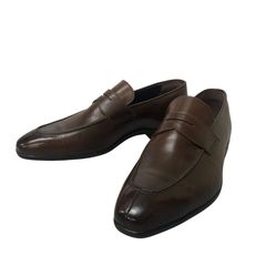 新品 CORNELIANI ダークブラウン レザー ローファー - メルカリ