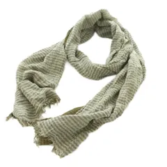 セオリー Theory ストール 薄手 ボーダー柄 カーキ /MI ■MAのサムネイル