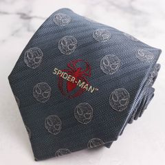 希少/2004年当時物】MARVELスパイダーマン 公式ネクタイ アメコミ 赤