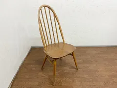 ▼ERCOL アーコール クエーカーチェア ウィンザーチェア ダイニングチェア レストアベース 補修前提 椅子 1脚 英国製ヴィンテージ (貝1788)のサムネイル