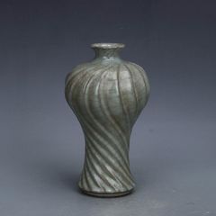 Song Dynasty Imperial Kiln Open-Piece Glazed Plum Blossom Vase, Jingdezhen, Porcelain, Decorative Item, Modern Craft, Fine Art, Ornament