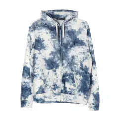 ポロラルフローレン 22FW タイダイ パータン コットン フード ジップアップ ブルーのサムネイル