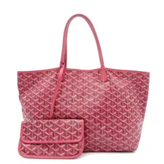 GOYARD ゴヤール サンルイ PM トートバッグ/PVC/レザー レッド系 ポーチ付き 仕事用 ビジネスバッグ A4のサムネイル
