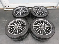 ★SFC7963/状態良好/レクサス LS  LS460  LS600  Fスポーツ 純正 19インチ 19×8.0J +35 5穴 PCD120  ホイールタイヤ 245/45ZR19 2020年製 夏タイヤ ４本セットのサムネイル