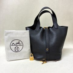 期間限定 エルメス ピコタンロックPM18 黒ゴールド金具Y刻印 - メルカリ