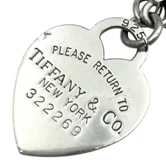 Tiffany & Co. ティファニー リターントゥ ブレスレット アクセサリー ハート シルバー 925 SV925【an4】のサムネイル