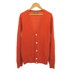 ユナイテッドアローズ UNITED ARROWS カーディガン ウール M オレンジ Vネック 長袖 ボタン留め /NP ■GY08のサムネイル