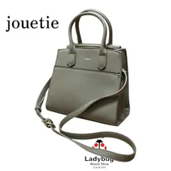 傷あり　jouetie  ジュエティ 　BARLINE ハンドバッグ　ショルダーバッグ　モスグリーンのサムネイル