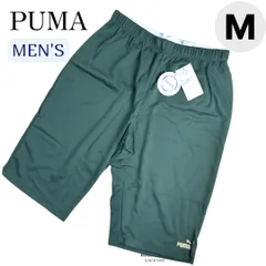 新品タグ付き　プーマ　PUMA　スウェットハーフパンツ　カーキ　M　メンズのサムネイル