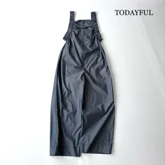 クリーニング済◎ TODAYFUL サイドギャザーコンビネゾン / インディゴ ブルー系 サイズ36 / トゥデイフル 近年モデル 春 夏 ゆったり ロンパースのサムネイル